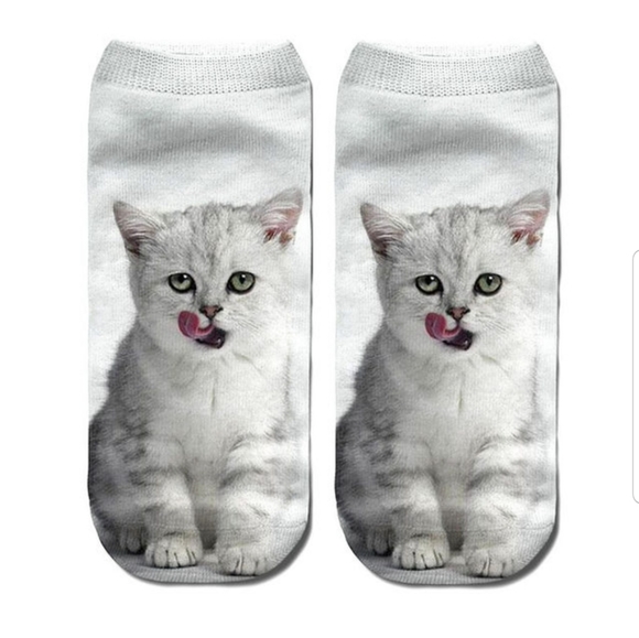 ❄JUST IN!❄Funny Cat Ladies Sock One Size - Picture 1 of 5